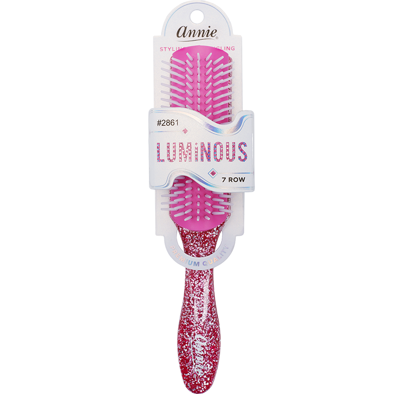 
                  
                    Load image into Gallery viewer, Annie Luminous 7 Row Styling Brush Assorted Colors Brushes Annie Pink  
                  
                