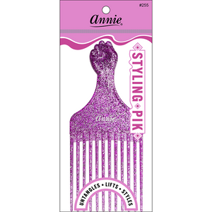 
                  
                    Load image into Gallery viewer, Annie Luminous Fist Styling Pik Asst Color Combs Annie Purple  
                  
                