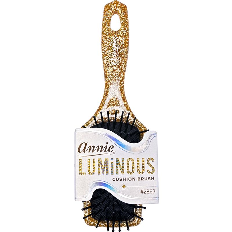 
                  
                    Load image into Gallery viewer, Annie Luminous Paddle Brush Small Assorted Colors Brushes Annie Gold  
                  
                
