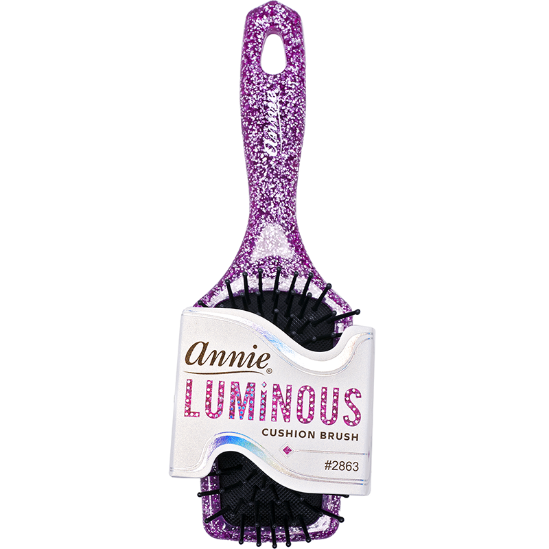
                  
                    Load image into Gallery viewer, Annie Luminous Paddle Brush Small Assorted Colors Brushes Annie Purple  
                  
                
