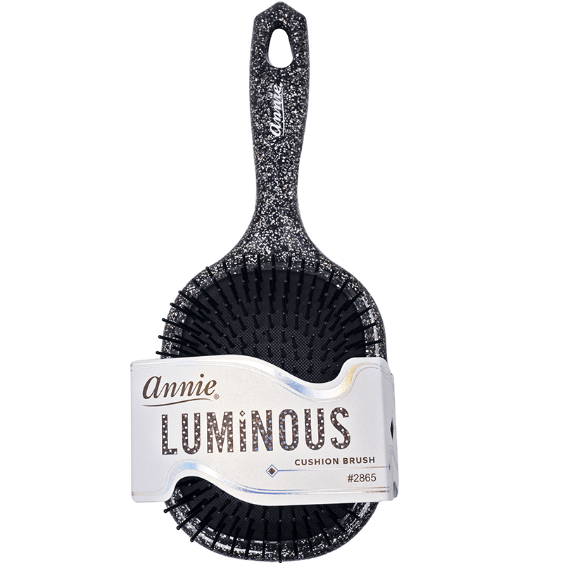 Annie Luminous Paddle Brush Jumbo Assorted Colors Brushes Annie Black  