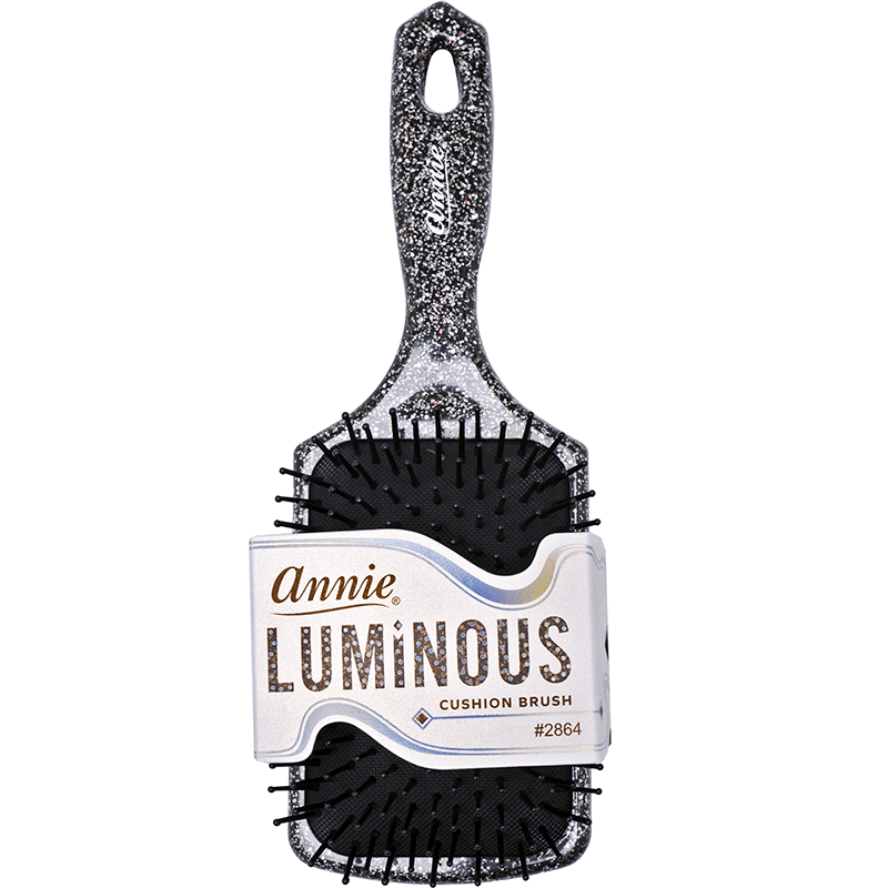 Annie Luminous Paddle Brush Large Assorted Colors Brushes Annie Black  