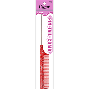 
                  
                    Load image into Gallery viewer, Annie Luminous Pin Tail Comb Asst Colors Combs Annie Red  
                  
                