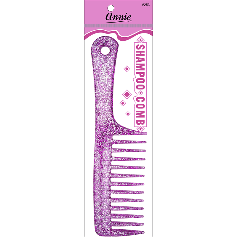 
                  
                    Load image into Gallery viewer, Annie Luminous Shampoo Comb Asst Color Combs Annie Purple  
                  
                