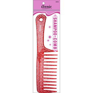 
                  
                    Load image into Gallery viewer, Annie Luminous Shampoo Comb Asst Color Combs Annie Red  
                  
                