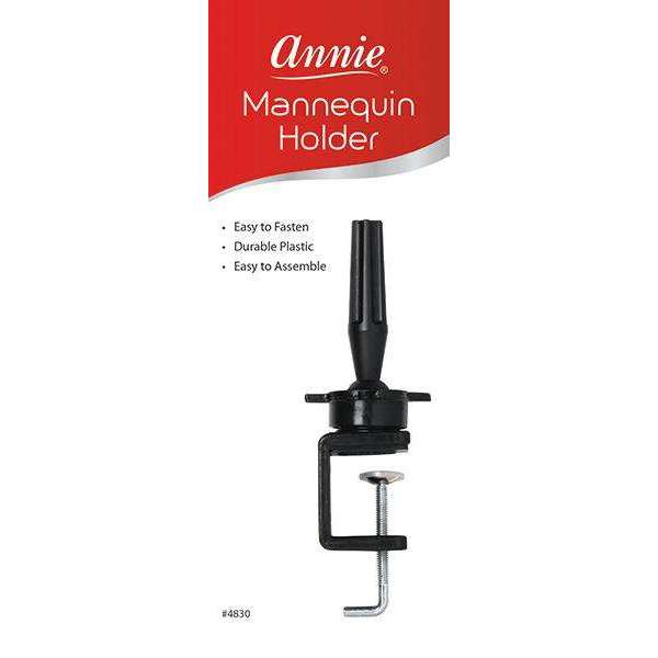 Annie International:Annie Mannequin Head Holder Black