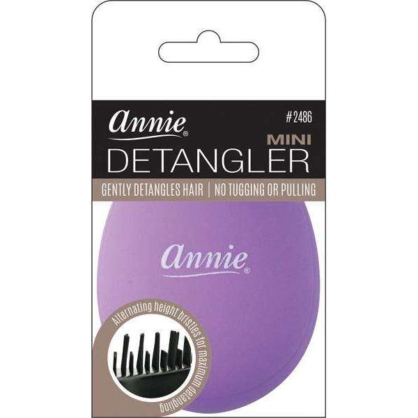 Annie International:Annie Mini Detangler Brush Purple
