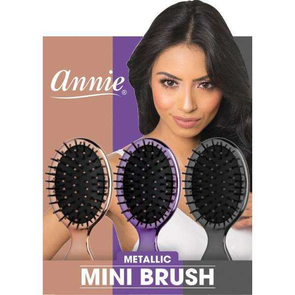 Annie International:Annie Mini Oval Cushion Brush Set 12ct Asst Color