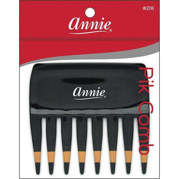 Annie International:Annie Pik Comb Asst Color Two Tone:Black