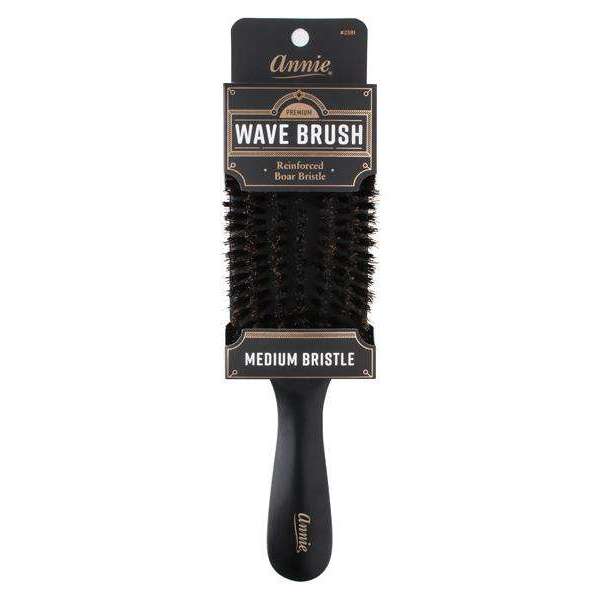 Annie International:Annie Premium Medium Wave Boar Bristle Brush