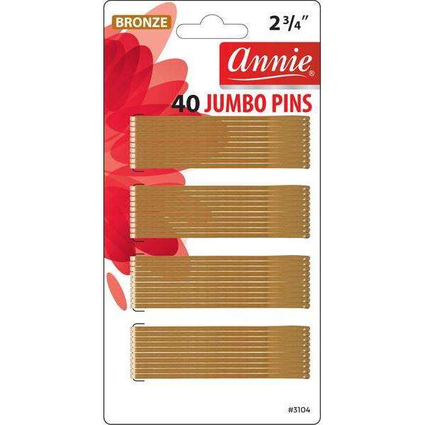 Annie Roller Pins 2 3/4In 40ct bronze Hair Pins Annie   
