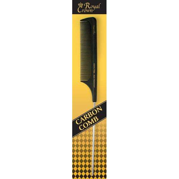 Annie International:Annie Royal Crown Series Carbon Steel Pin Tail Comb 9 1/4 Inch