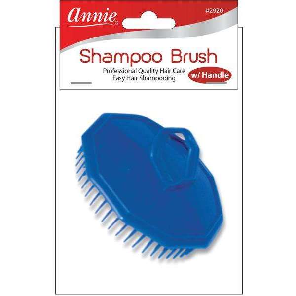 Annie International:Annie Shampoo Brush Asst Color:Blue