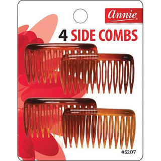 Annie Side Combs Small 4Ct Asst Color