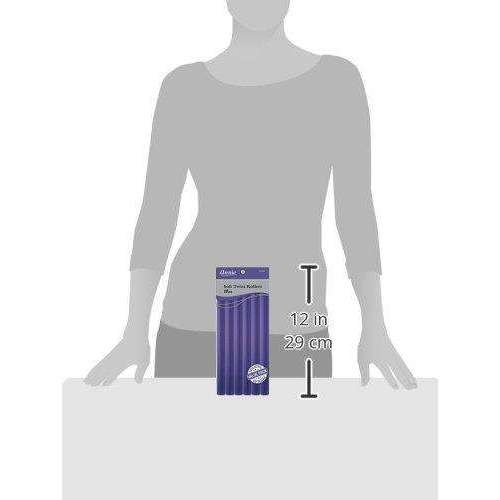 Annie International:Annie Soft Twist Rollers 3/4in, 10 Count XL Heatless Hair Curlers Value Pack, Purple