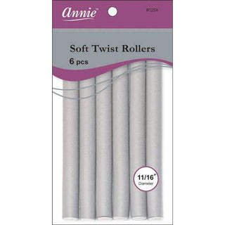 Annie Soft Twist Rollers 11/16