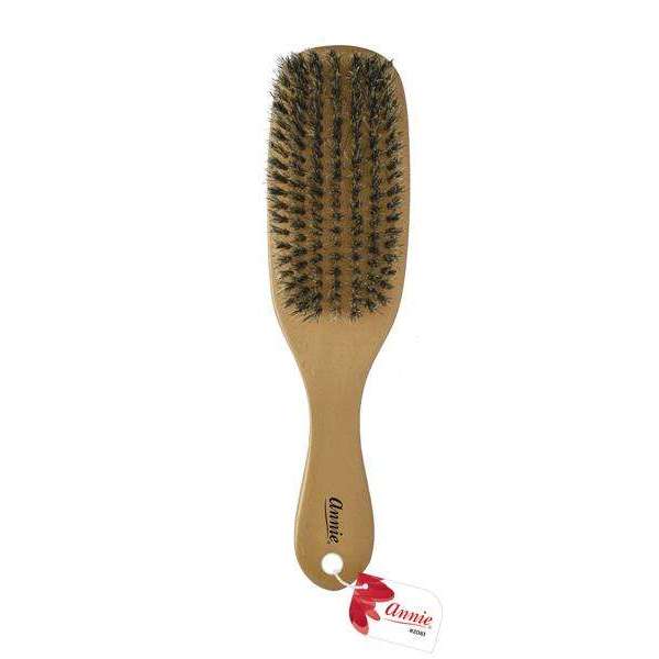 Annie International Soft Wave Black Boar Bristle Hair Brush - 4.8
