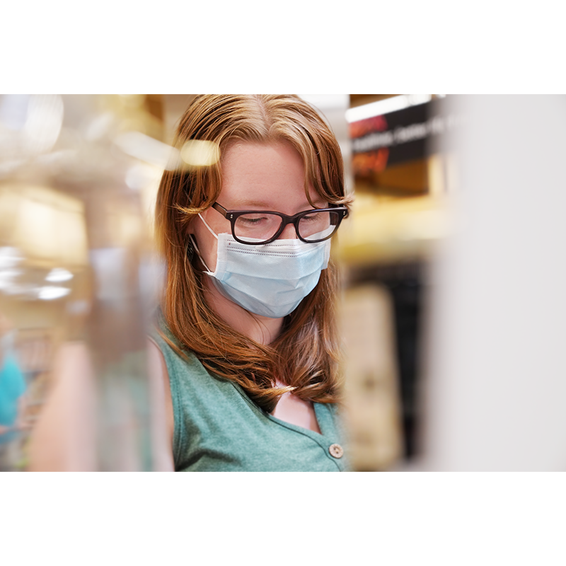 Annie International:Annie Sterile Face Mask One Size 10ct Resealable Bag