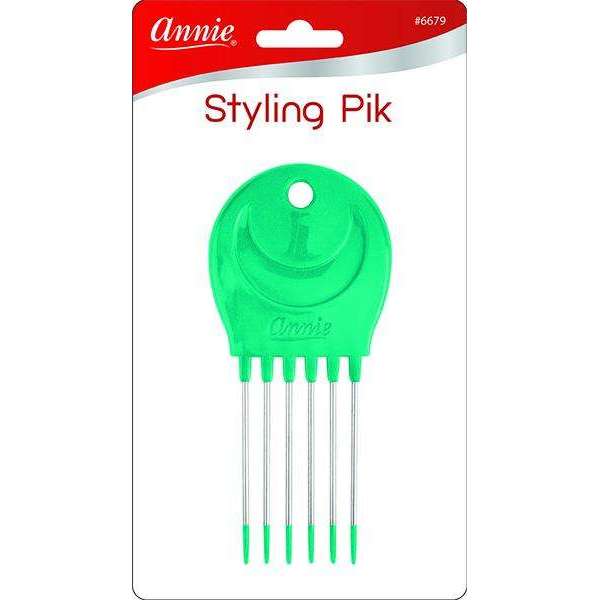 Annie Styling Pik 2" Asst Color Piks Annie Teal
