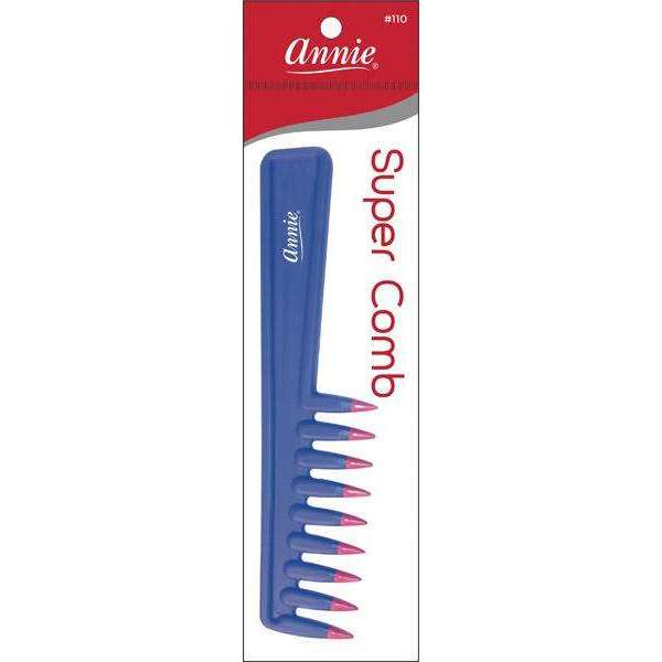 Annie International:Annie Super Comb Asst Color Two Tone:Blue