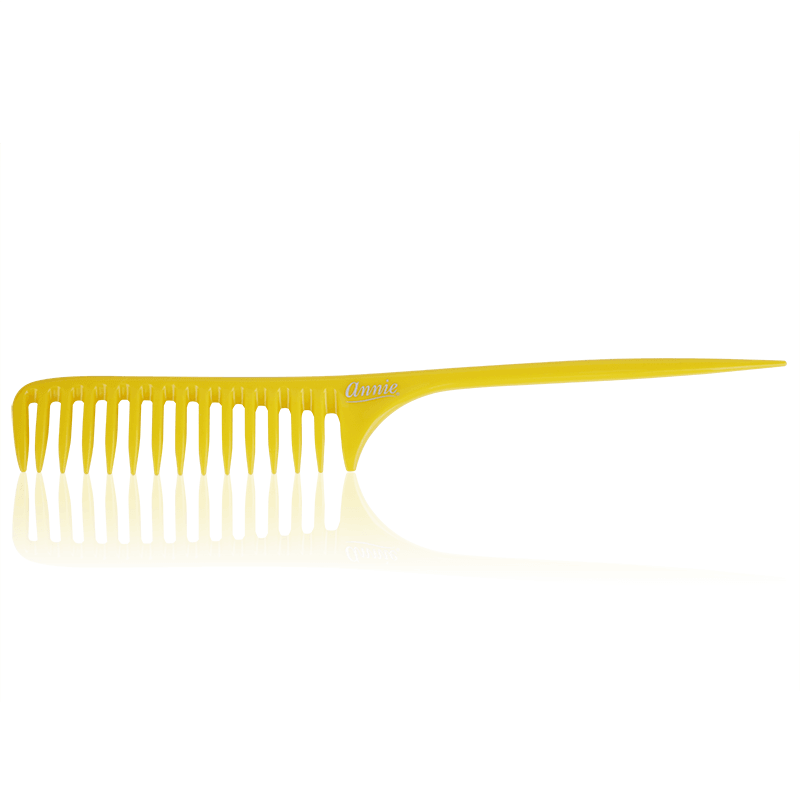 Annie International:Annie Tail Comb Large Asst Color:Yellow