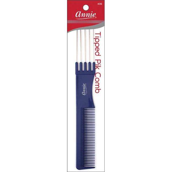 Annie International:Annie Tipped Pik Comb Asst Color:Blue