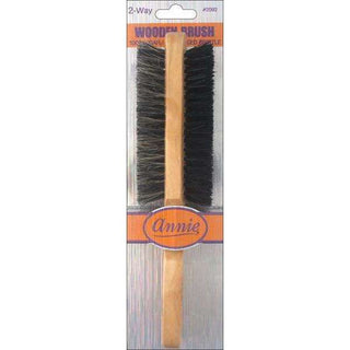 Annie Two Way Wooden Brush 5 Row Soft and Hard