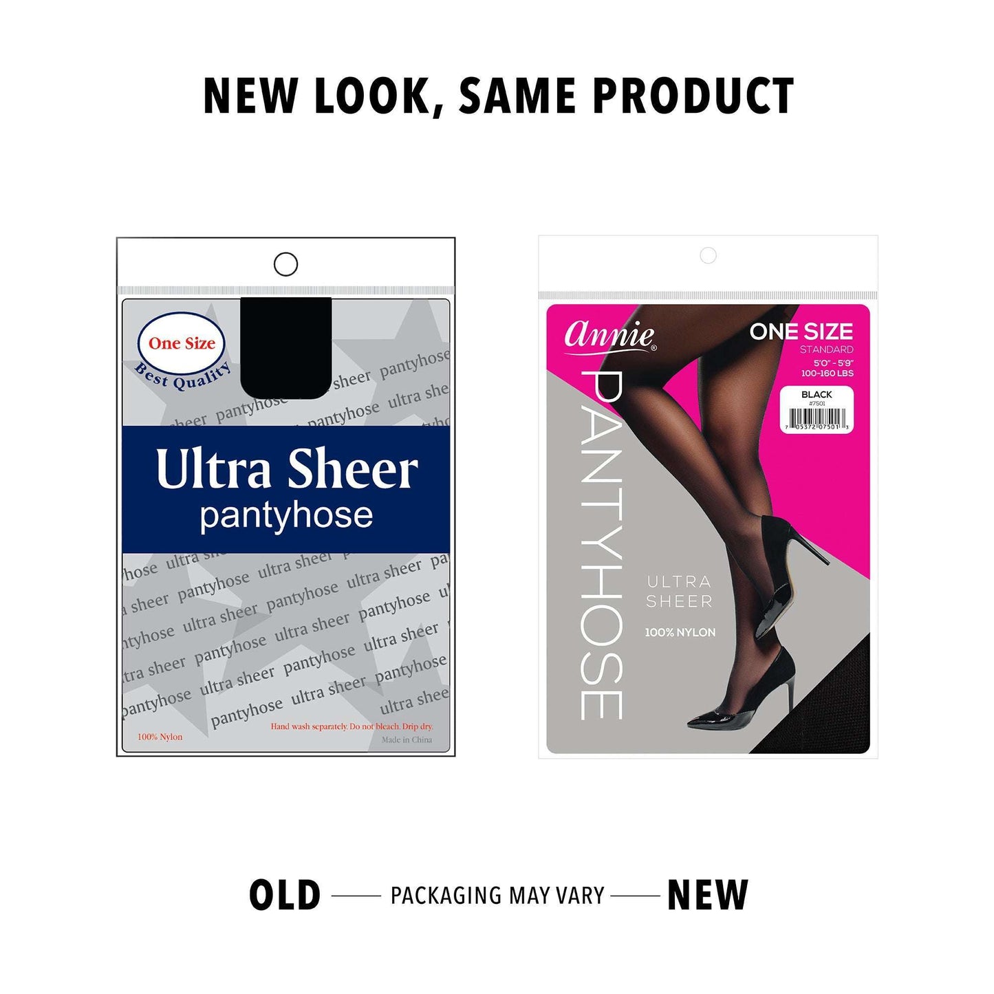 Annie Ultra Sheer Pantyhose One Size Asst Color Pantyhose Annie