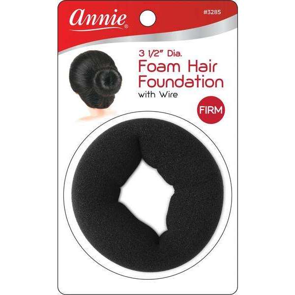 Annie International:Annie Wired Foam Hair Bun 3 1/2"