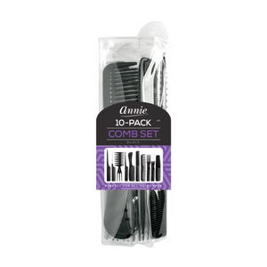 
                  
                    Load image into Gallery viewer, Annie Professional Comb Set 10Ct Black Combs Annie   
                  
                