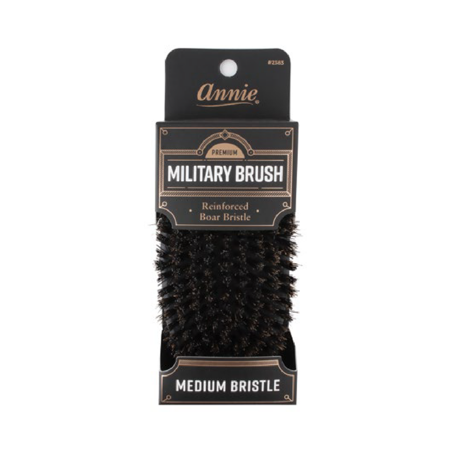 Annie International:Annie Premium Medium Military Boar Bristle Brush