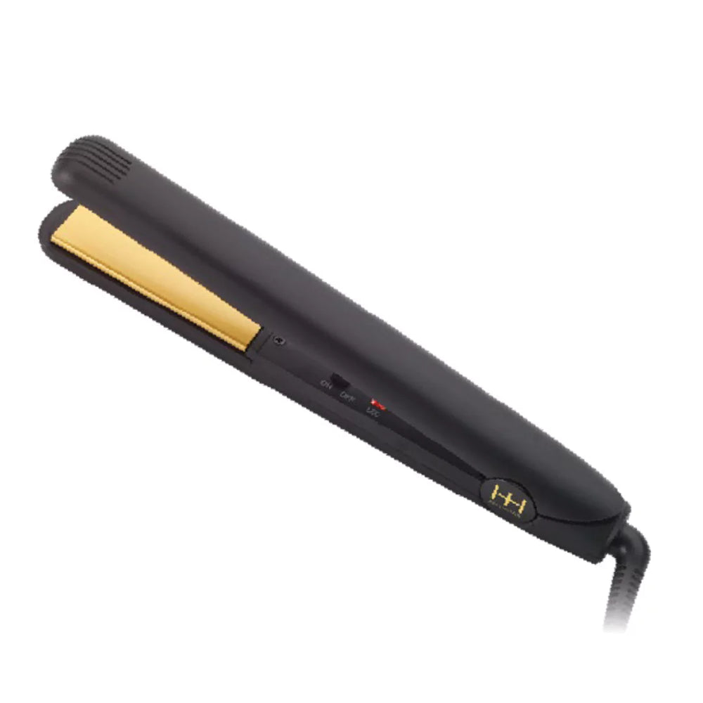Hot & Hotter Gold Ceramic On/Off Flat Iron 1 Inch Flay Iron Hot & Hotter   