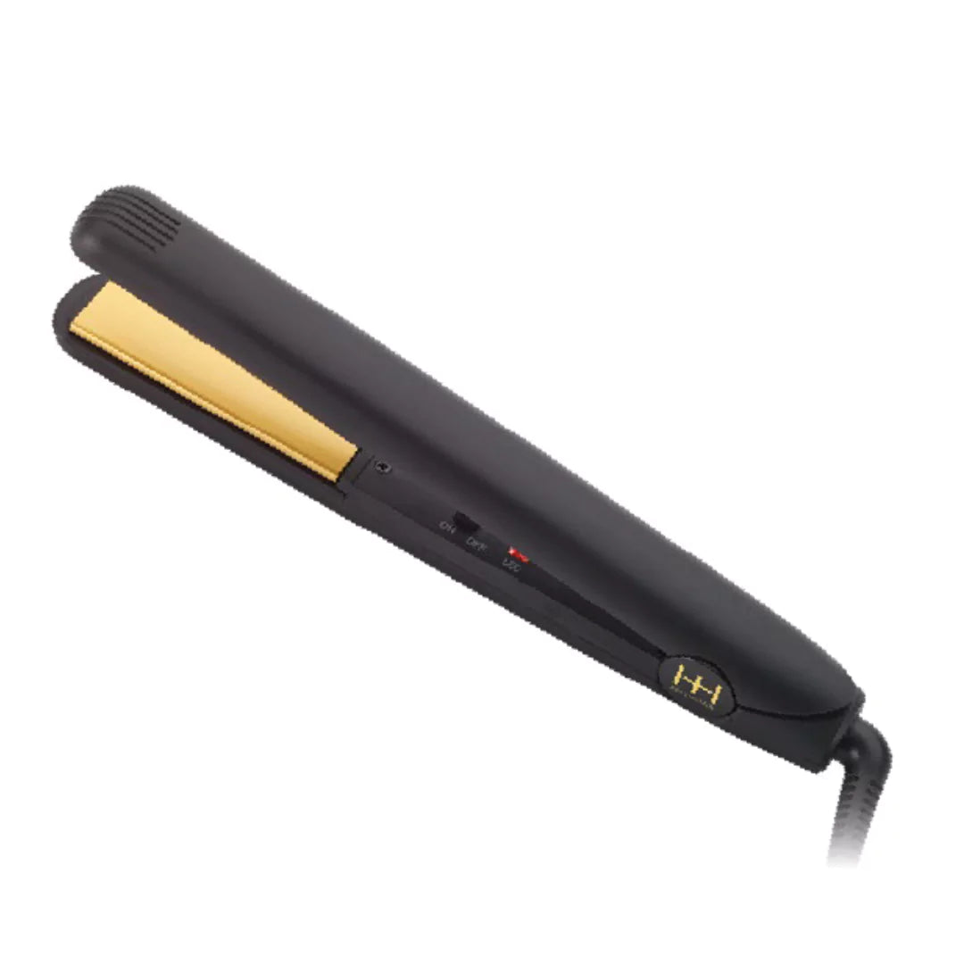 Hot Hotter Gold Ceramic On Off Flat Iron 1 Inch Annie