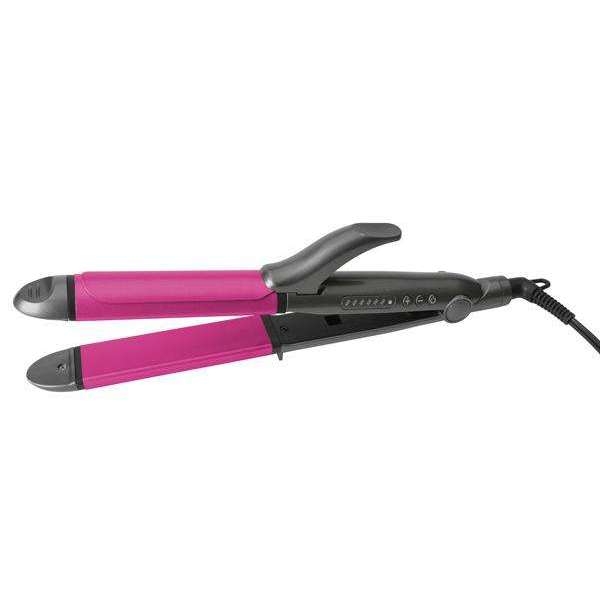 Hot & Hotter 2 in 1 Ceramic Flat Iron Hair Styler 1 1/4 Inch Flat Iron Hot & Hotter