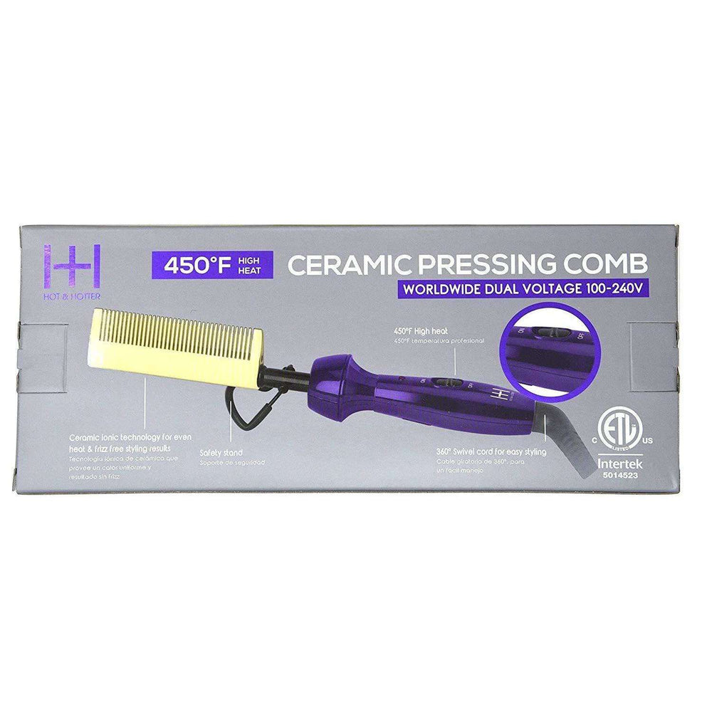 
                  
                    Load image into Gallery viewer, Hot &amp;amp; Hotter Electric Ceramic Pressing Hot Comb Straightening Comb Hot &amp;amp; Hotter   
                  
                