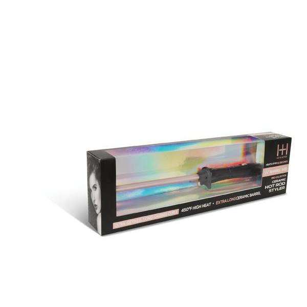 Hot & Hotter Ceramic Hot Rod Styler Wand 1/4 inch Curling Iron Hot & Hotter