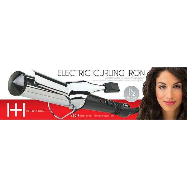 Hot & Hotter Electric Curling Iron 1 1/2 inch Curling Iron Hot & Hotter