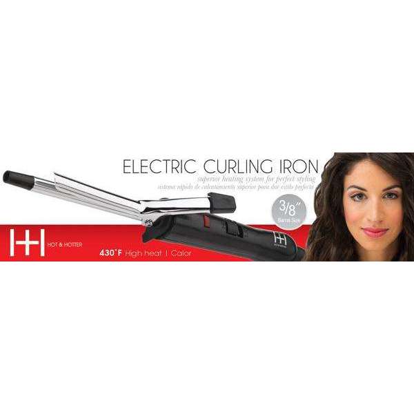 Hot & Hotter Electric Curling Iron 3/8 inch Curling Iron Hot & Hotter