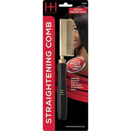 Hot & Hotter Thermal Straightening Comb Medium Teeth Straight