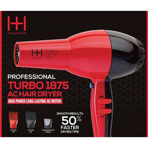 Hot & Hotter Turbo AC Professional Hair Dryer Hair Dryer Hot & Hotter