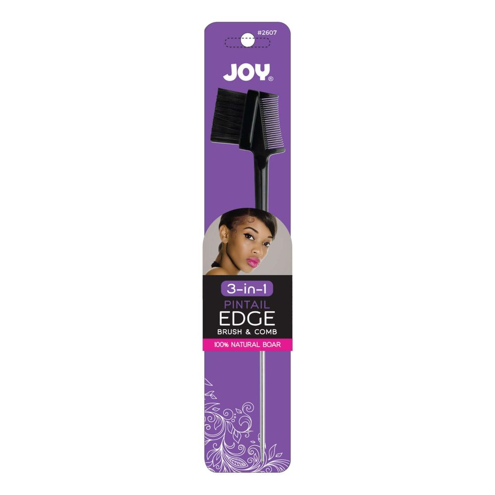 Joy 3 in 1 Pintail Edge Brush Boar Bristle from Annie  Joy Black  