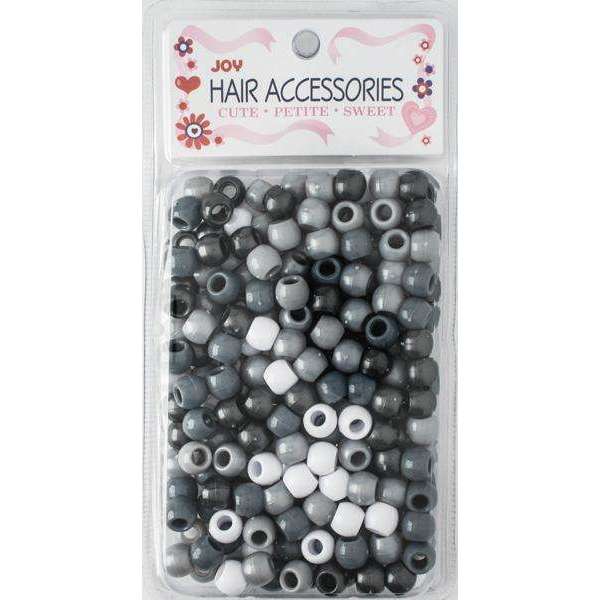 Annie International:Joy Large Hair Beads 240Ct Silver Asst