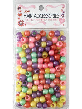 Joy Large Hair Beads 240Ct Pastel Asst