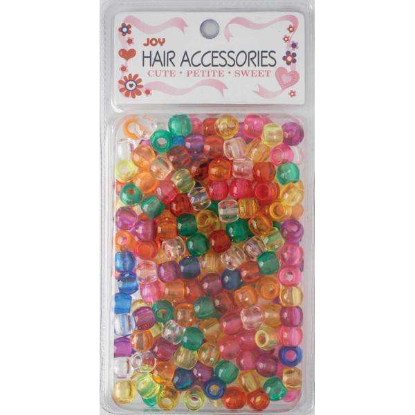 Annie International:Joy Large Hair Beads 240Ct Clear Asst Color