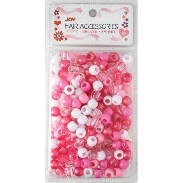 Annie International:Joy Large Hair Beads 240Ct Pink Asst