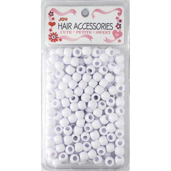 Annie International:Joy Large Hair Beads 240Ct White