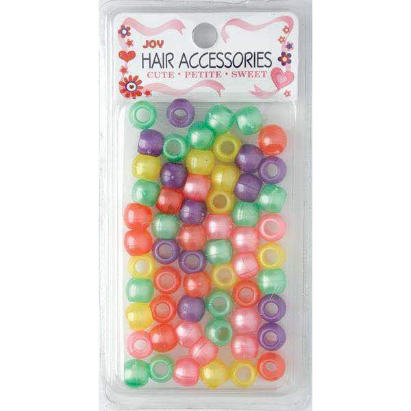 Annie International:Joy Large Hair Beads 60Ct Asst Pastel