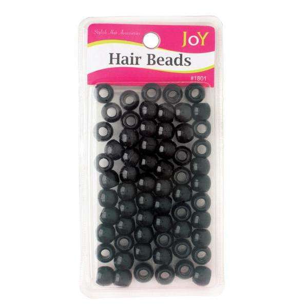Annie International:Joy Large Hair Beads 60Ct Black