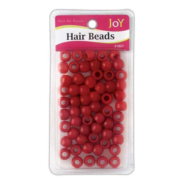 Red Large Hair Beads 240 ct Blue Assorted #HA19