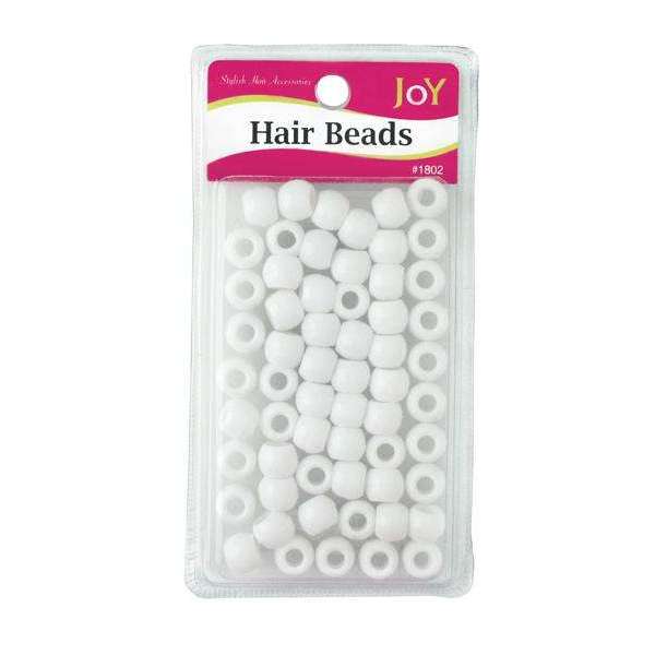 Annie International:Joy Large Hair Beads 60Ct White